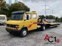 MB 814 D takelwagen trekker + oplegger met takelbril