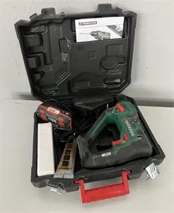 1 cordless rotary hammer in case - Parkside