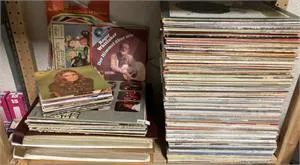1 partij grammofoonplaten
