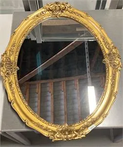 1 wall mirror in baroque style - 88 x 69 cm