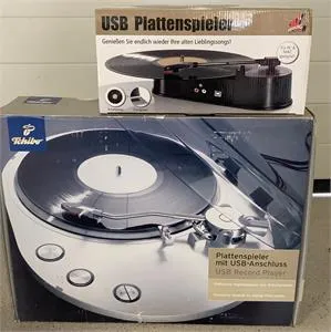 2 record players OVP