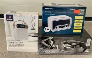3 Kompakt-Radios - OVP