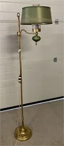 1 mid-century style floor lamp - height 152 cm