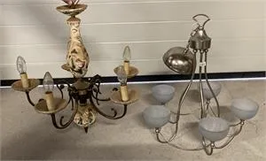 2 lampy sufitowe