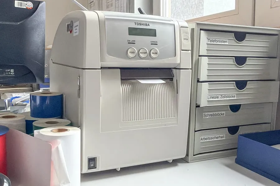 Tiskárna štítků Toshiba