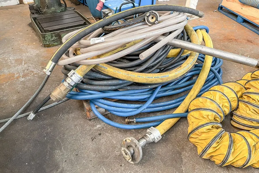 Lot of hoses