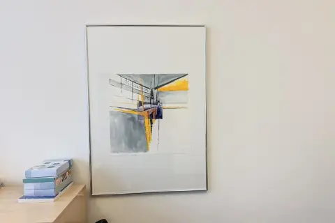 Aquarelle, signée