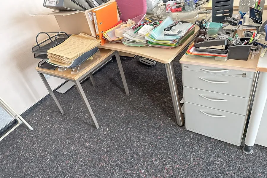 Desk and mobile pedestal