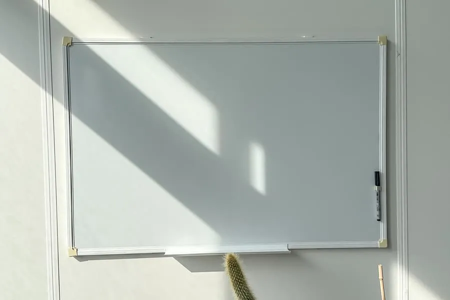 Whiteboard en 2 wandklokken
