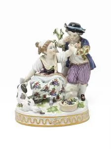 Allegorie des Sommers, Michel Victor Acier für Meissen