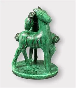 Goldscheider, Ernst Weber, Two horses