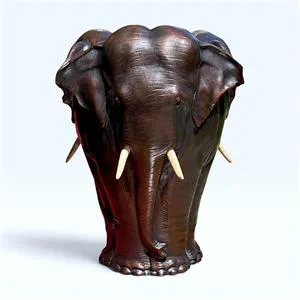 Elephant vase after Pierre-Jules Mêne