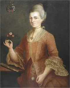 Barockes Porträt einer Dame