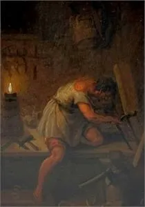 Johann Georg Trautmann (podle), tesař