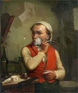 Maximilian Anton Piotrowski, Man Shaving