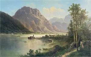 Anton Pickert, Blick auf den Traunsee