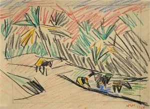William Straube, Abstrakte Landschaft VI