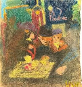 William Straube, W kawiarni