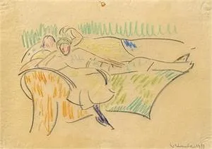 William Straube, Dwie postacie na sofie