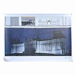 Christo i Jeanne-Claude, plakat Wrapped Reichstag 1993