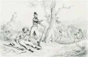 Francois Grenier, zrzucony jeździec