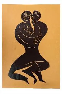Hap Grieshaber, ręcznie podpisany plakat wystawowy 1979