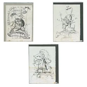 Salvador Dalí, 3 Lithografien