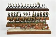Figurines en étain, 4 fanfares