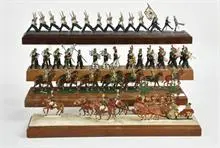 Figurines en étain, 4 fanfares