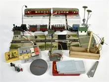 Märklin u.a., lot H0, véhicules, accessoires etc.