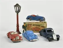Belco e.a., voertuigen, straatlantaarn, pompbediende