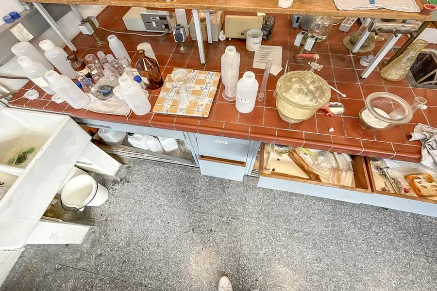 Zestaw wyposażenia laboratoryjnego