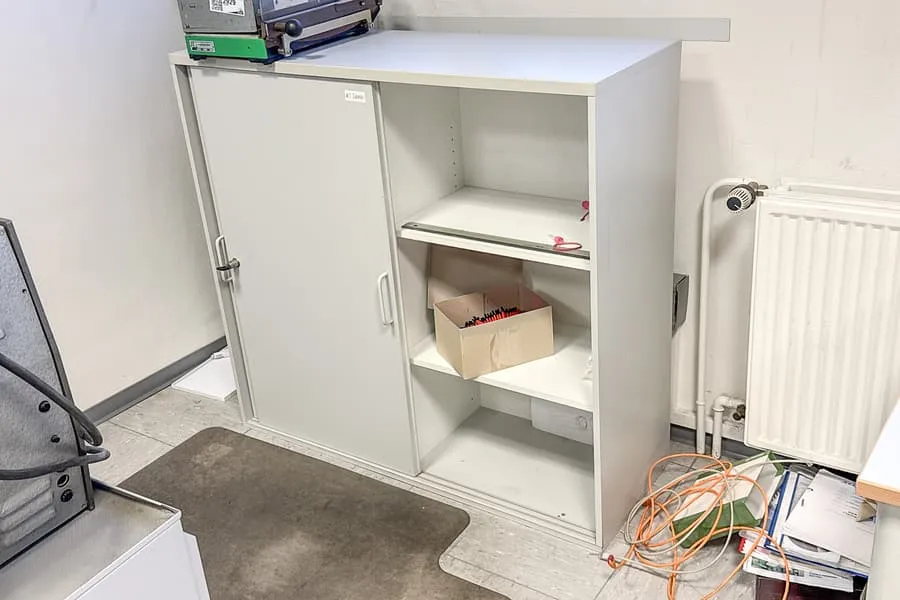 Sliding door cabinet