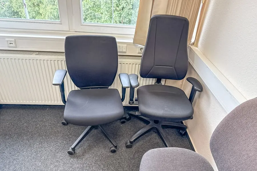 2 office swivel chairs