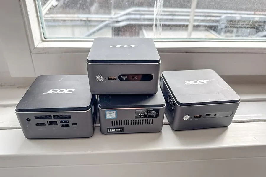 4 mini komputery Acer Veriton Essential N76G