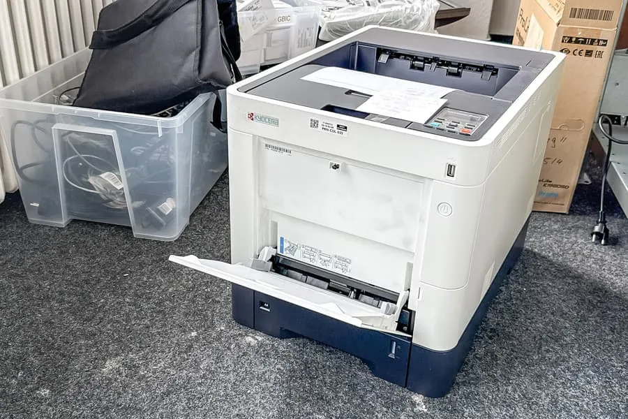 Laser printer Kyocera Ecosys P6230cdn, defective