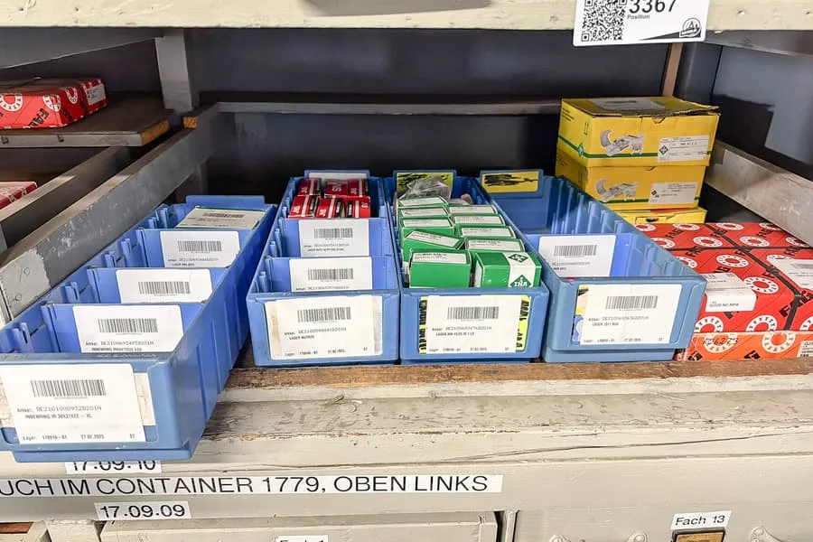 Inhoud stellingniveau: kogellagers