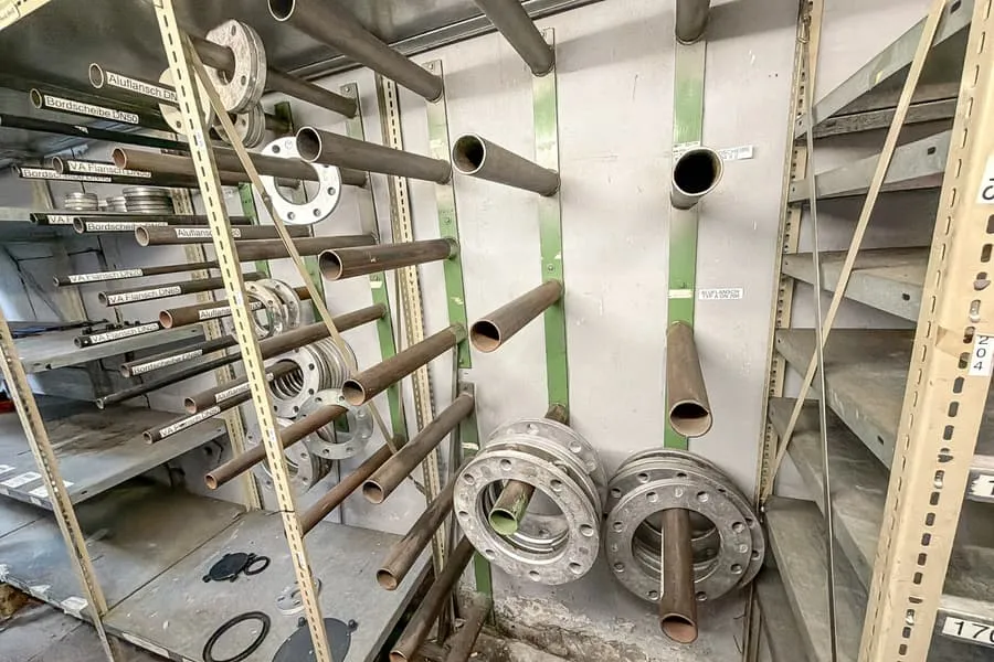 Partij aluminium flenzen