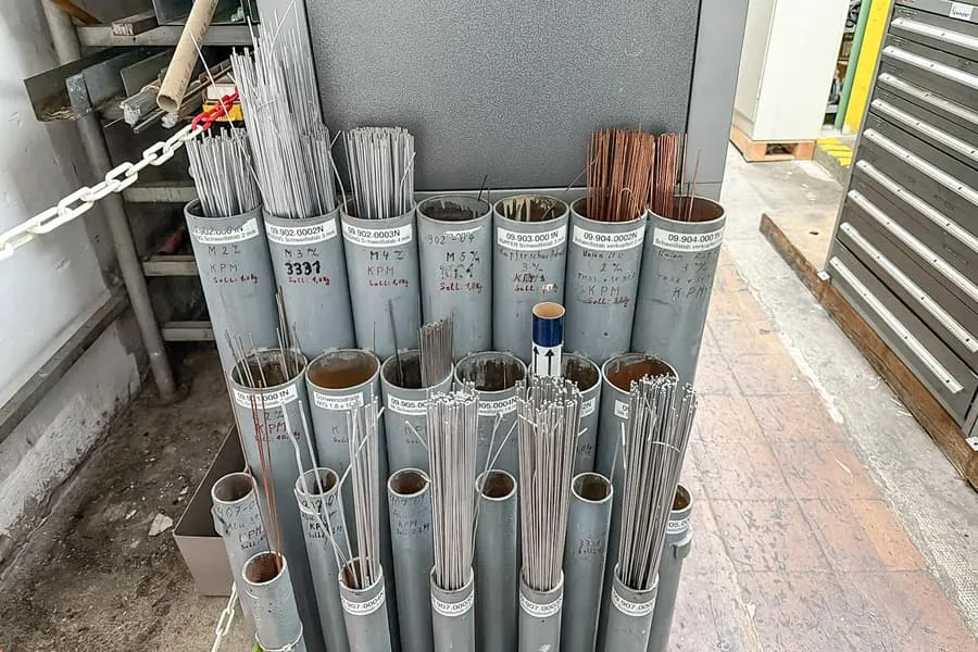 Lot de baguettes de soudage