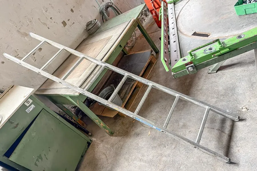 Échelle simple en aluminium, 8 échelons