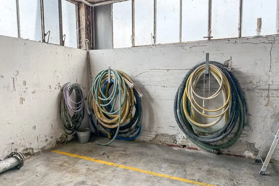 Lot of hoses