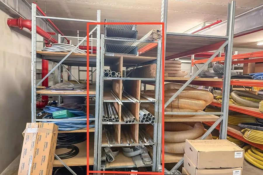 Slot-in shelving
