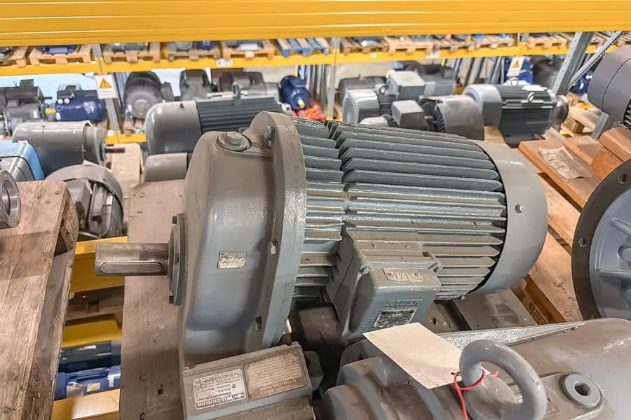 Bauer elektrische tandwielmotor