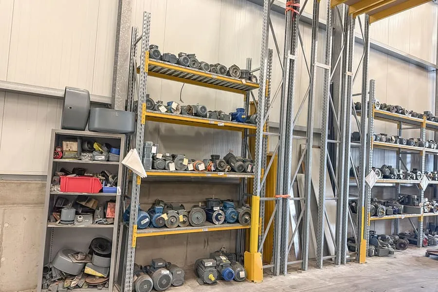Zware stelling, ca. 1,85 strekkende meter